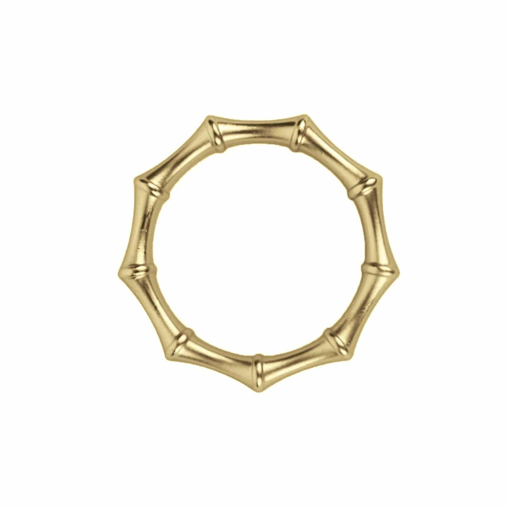 Gold bamboo 2025 napkin rings