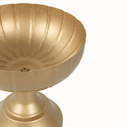 4 Metal Compote Pedestal Bowl Flower Vases in Grecian Urn Style - Gold VASE_PB009_MET_9_GOLD