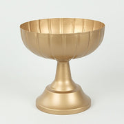 4 Metal Compote Pedestal Bowl Flower Vases in Grecian Urn Style - Gold VASE_PB009_MET_9_GOLD