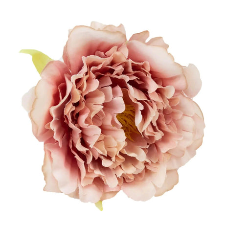 4 Metal Napkin Rings with Silk Peony Flower NAP_RING_FLOR01_PINK