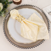 4 Metal Rhinestone Napkin Rings with Hollow Woven Style