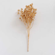 4 Metallic Artificial Baby's Breath Flower Bouquet - Gold ARTI_METLIC28_GOLD