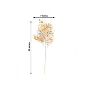 4 Metallic Artificial Italian Ruscus Branches - Gold ARTI_METLIC31_33_GOLD