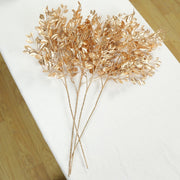 4 Metallic Artificial Italian Ruscus Branches - Gold ARTI_METLIC31_33_GOLD