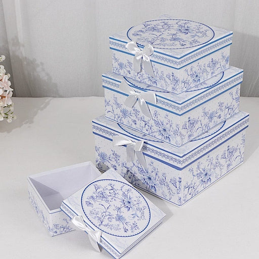 4 Nesting Gift Boxes with Lids