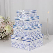 4 Nesting Gift Boxes with Lids