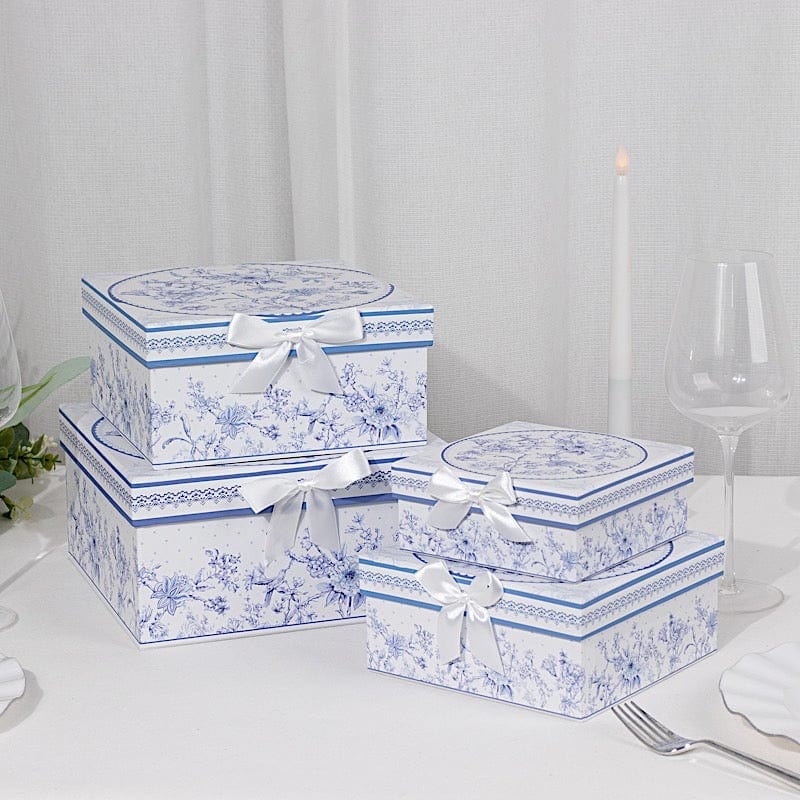 4 Nesting Gift Boxes with Lids