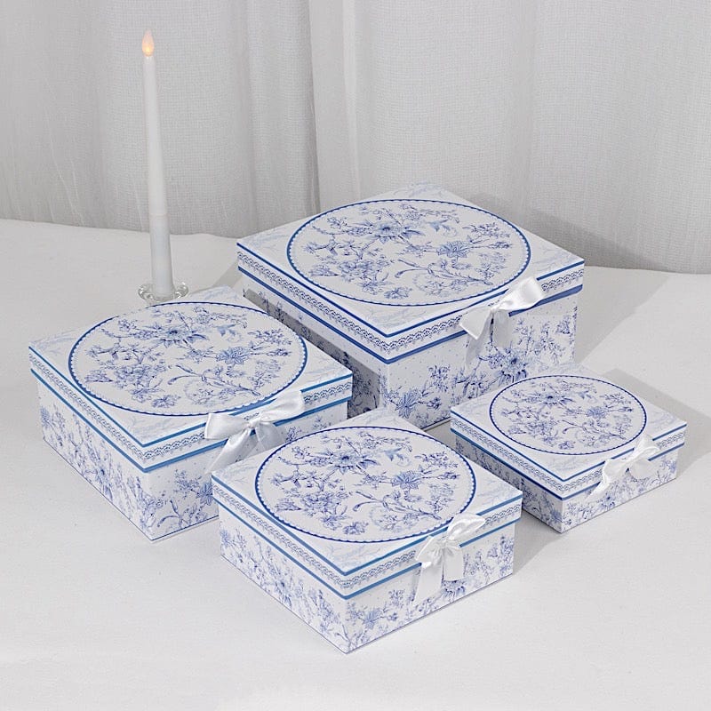 4 Nesting Gift Boxes with Lids