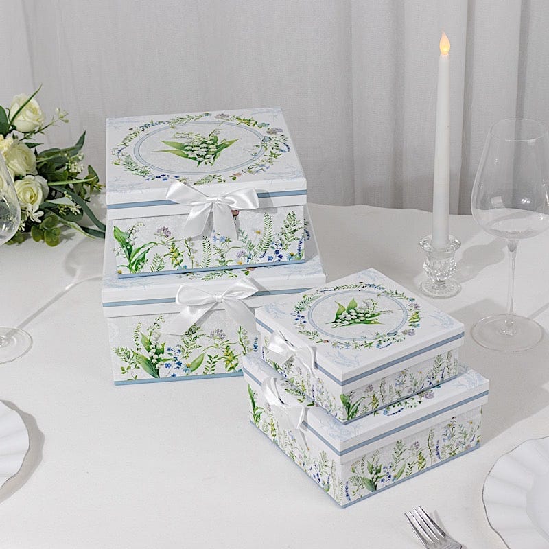 4 Nesting Gift Boxes with Lids