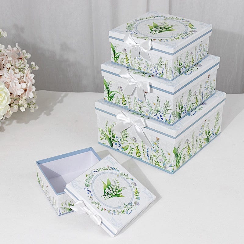 4 Nesting Gift Boxes with Lids