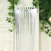 4 pcs 26" Glass Trumpet Vases Ribbed Design - Clear VASE_A74_RIB_25_CLR