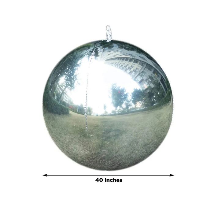 4 pcs 39" wide Orbz Large Round Mylar Foil Balloons - Metallic