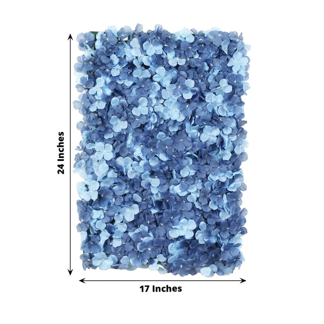 4 pcs Silk Hydrangea Flowers Wall Backdrop Panels