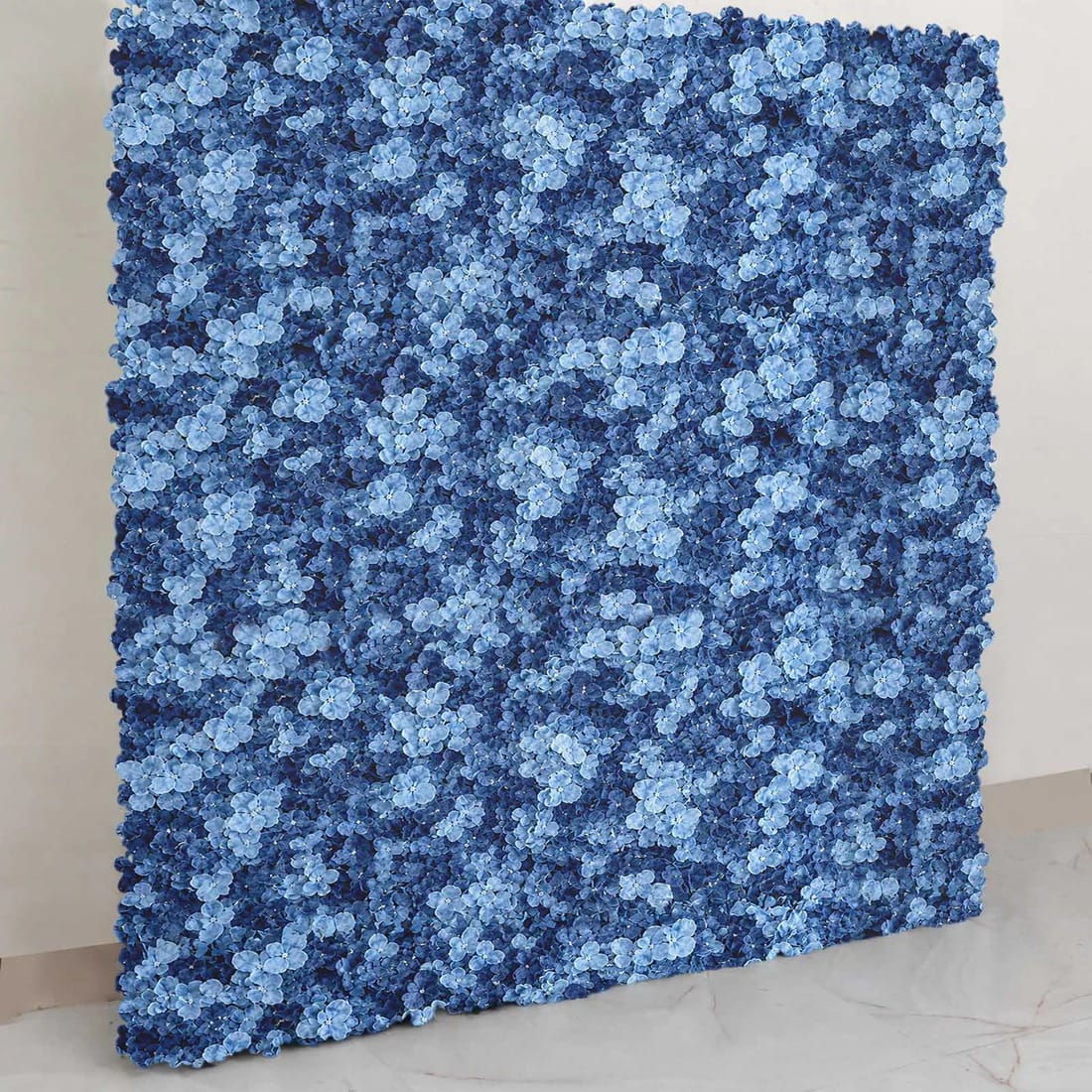 4 pcs Silk Hydrangea Flowers Wall Backdrop Panels