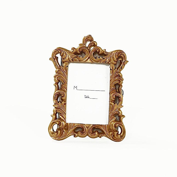 4  Resin Vintage Ornate Picture Frames - Gold FAV_FRM_007_GOLD