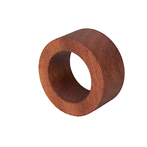 4 Round 1.75" Hardwood Napkin Ring Wood Slices - Brown NAP_RING36_BRN