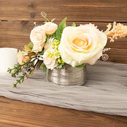 4 Round 3" Metallic Ceramic Flower Plant Pots Succulent Planters