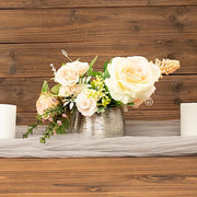 4 Round 3" Metallic Ceramic Flower Plant Pots Succulent Planters