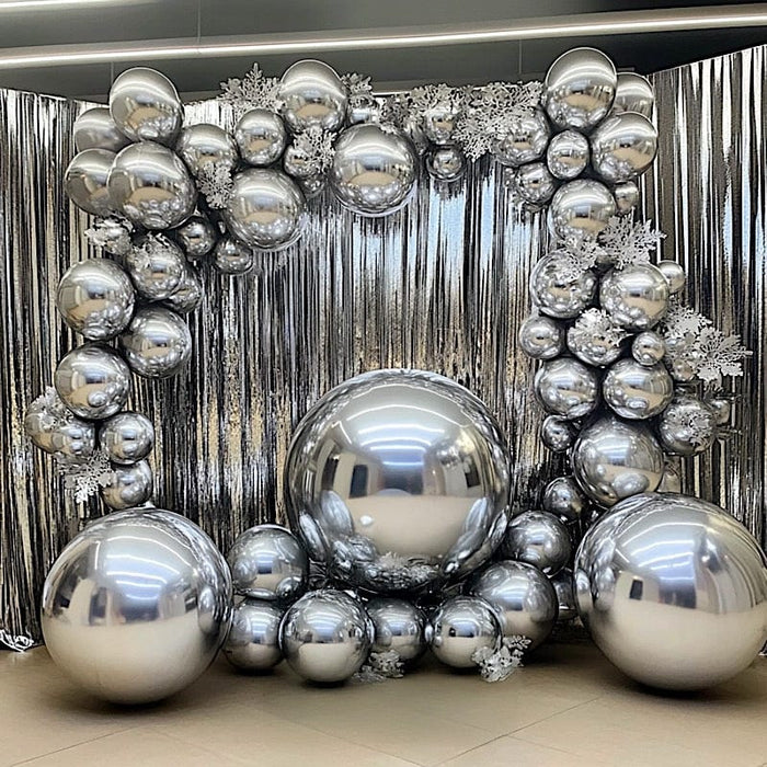 4 Round 32" Orbz Mylar Foil Balloons