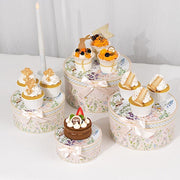 4 Round Nesting Gift Boxes with Lids