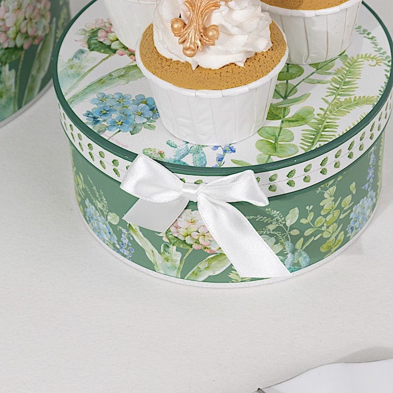 4 Round Nesting Gift Boxes with Lids