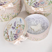 4 Round Nesting Gift Boxes with Lids
