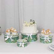 4 Round Nesting Gift Boxes with Lids