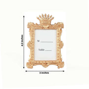 4 Royal Crown Picture Frames Wedding Favors - Gold FAV_FRM_CRWN01_4X3_GOLD