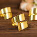 4 Shiny Metal Scroll Wrap Cuff Band Napkin Rings - Gold NAP_RING46_GOLD