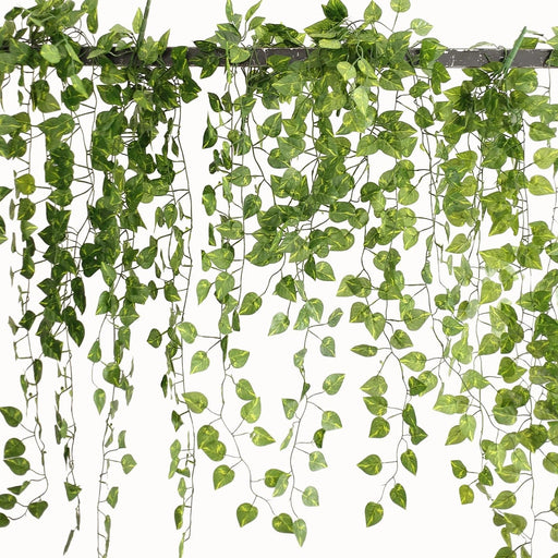 4 Silk Pothos Artificial Foliage Ivy Leaf Garland Vines - Green ARTI_GRN_18_01