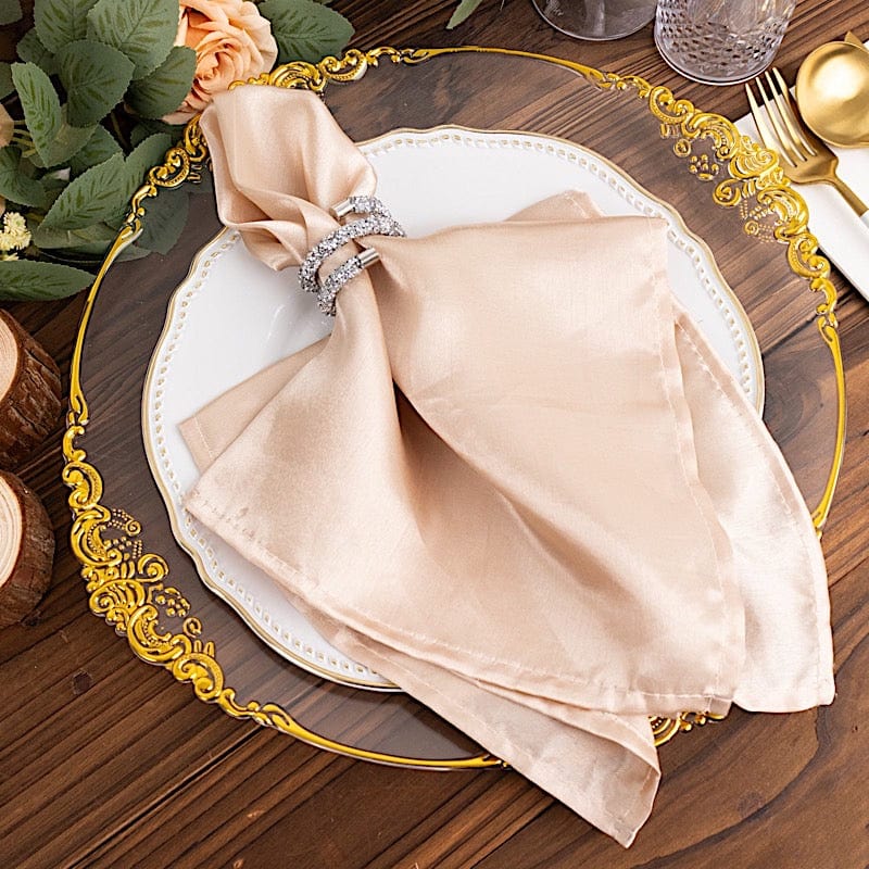 4 Sparkle Rhinestone Swirl Napkin Rings