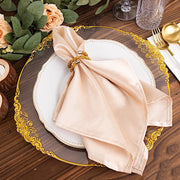 4 Sparkle Rhinestone Swirl Napkin Rings