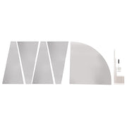 4-Tier Acrylic Cupcake Display Stand Spiral Stairway Design