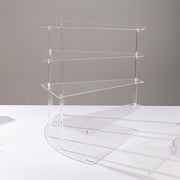 4-Tier Acrylic Cupcake Display Stand Spiral Stairway Design