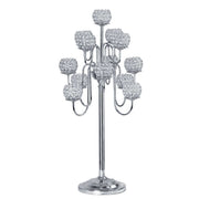 40" Crystal Beaded Candelabra Candle Holder Wedding Centerpiece