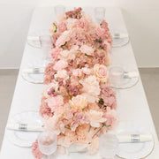 40" x 16" Pre-Arranged Assorted Silk Flower Runner