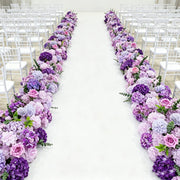 40" x 16" Pre-Arranged Assorted Silk Flower Runner