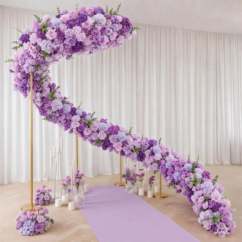 40" x 16" Pre-Arranged Assorted Silk Flower Runner
