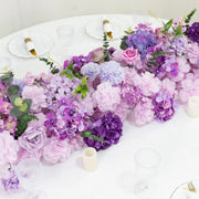 40" x 16" Pre-Arranged Assorted Silk Flower Runner