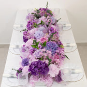 40" x 16" Pre-Arranged Assorted Silk Flower Runner