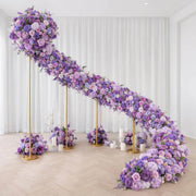 40" x 16" Pre-Arranged Assorted Silk Flower Runner