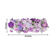 40" x 16" Pre-Arranged Assorted Silk Flower Runner