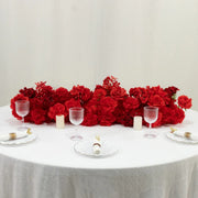 40" x 16" Pre-Arranged Assorted Silk Flower Runner