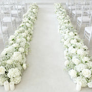 40" x 16" Pre-Arranged Assorted Silk Flower Runner