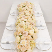 40" x 16" Pre-Arranged Assorted Silk Flower Runner