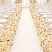 40" x 16" Pre-Arranged Assorted Silk Flower Runner