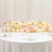 40" x 16" Pre-Arranged Assorted Silk Flower Runner
