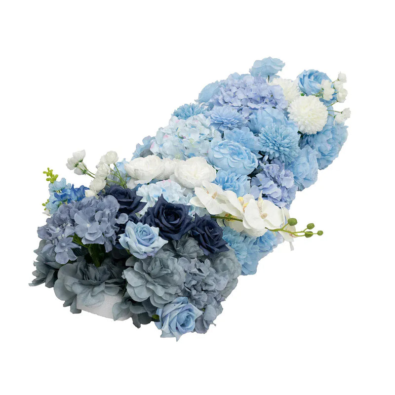 40" x 16" Pre-Arranged Assorted Silk Flower Runner