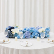 40" x 16" Pre-Arranged Assorted Silk Flower Runner