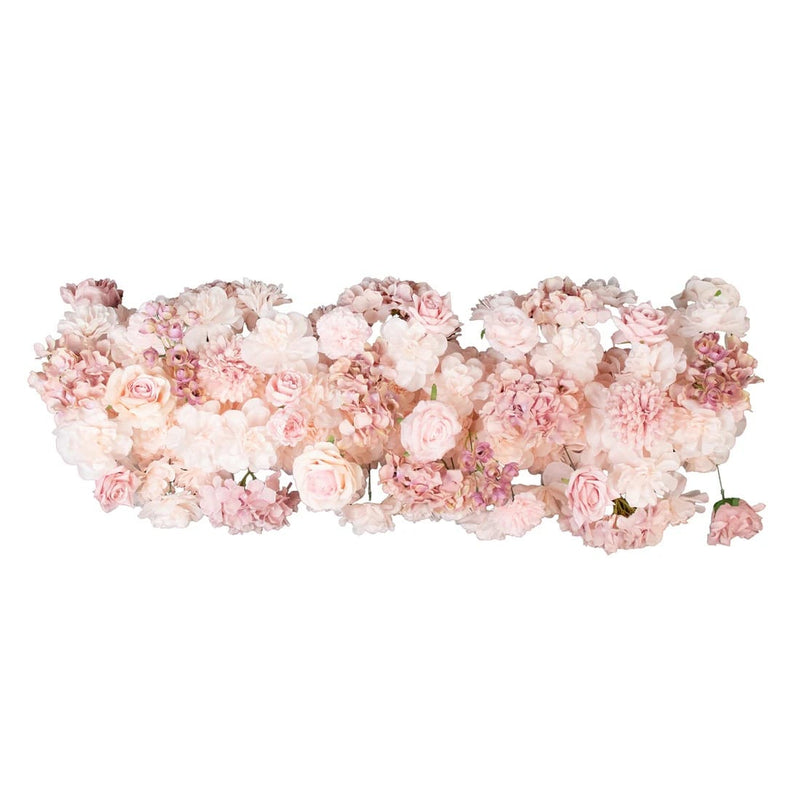 40" x 16" Pre-Arranged Assorted Silk Flower Runner ARTI_RUN_RS04_16X40_MIX080